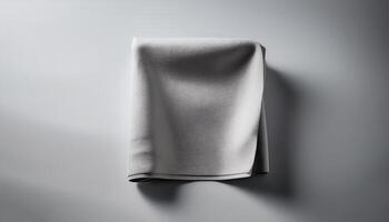 Plain folded cloth with Minimalist background photo