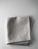 Plain folded cloth with Minimalist background photo