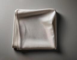 Plain folded cloth with Minimalist background photo