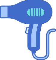 A blow dryer icon on a white background vector
