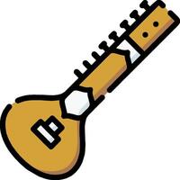 A guitar icon on a white background vector
