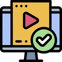 player icon with a check mark vector