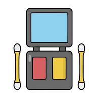 Makeup kit icon illustration design vector
