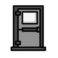 Door icon isolated on white background illustration design vector