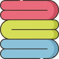 Stack of books icon illustration design vector