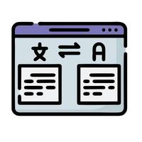 A computer screen with two papers on it vector