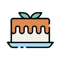 Cake icon illustration vector