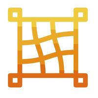 A square with a grid of squares on it vector
