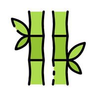 Bamboo tree icon illustration design vector