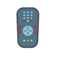 A remote control is shown on a white background vector