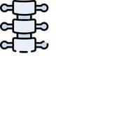 A cartoon image of a pipe with a valve on it vector