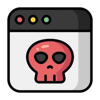 Simple Scam colorful icon. The icon can be used for websites, print templates, presentation templates, illustrations, etc vector