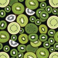 kiwi fruit pattern vector