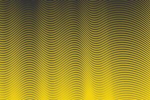 A striking black and yellow fluidity wave background features smooth, flowing lines blending the two contrasting colors. The dynamic waves create a bold and energetic visual effect. vector
