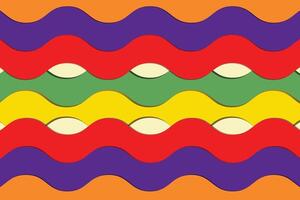 A vibrant fluidity background blends red, yellow, orange, green, and purple in smooth, flowing patterns. The dynamic mix of colors creates a lively and captivating visual effect. vector