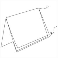 Continuous single line drawing calendar icon planning and scheduling concept design graphic illustration vector