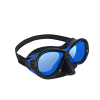Blue Swimming Goggles with Dark Lenses Isolated on Transparent Background png