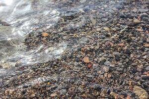 Close-up of the stone shore photo