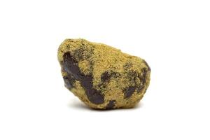 Hashish isolated on white background photo