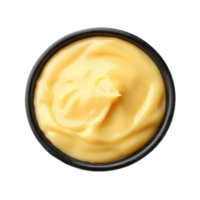 cheese sauce front view full length isolate on transparency background png