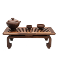 Tea Table front view full length isolate on transparency background png