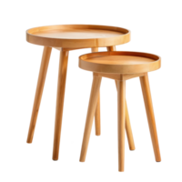 Nesting Table front view full length isolate on transparency background png