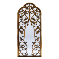 modern Mirror design front view full length isolate on transparency background png