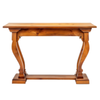 Hall Table front view full length isolate on transparency background png