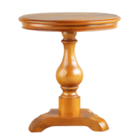 Accent Table front view full length isolate on transparency background png
