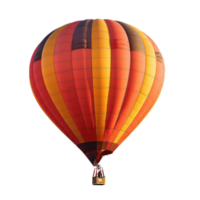 floated Hot-air balloon isolate on transparency background png