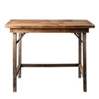 Work Table front view full length isolate on transparency background png