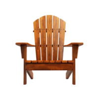Adirondack Chair front view full length isolate on transparency background png