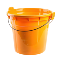 Bucket front view full length isolate on transparency background png