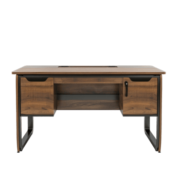 Desk front view full length isolate on transparency background png