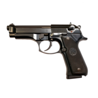 bala pistola lado ver lleno longitud aislar en transparencia antecedentes png