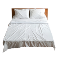 Sheets front view full length isolate on transparency background png