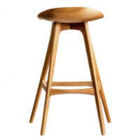 Counter Stool front view full length isolate on transparency background png
