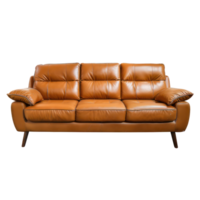 modern Sofa front view full length isolate on transparency background png