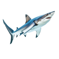 Shark full body isolate on transparency background png