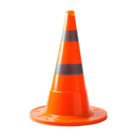 Traffic Cone isolate on transparency background png