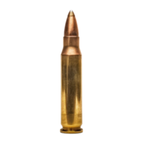 Bullet gun front view full length isolate on transparency background png