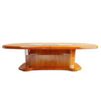 Conference Table front view full length isolate on transparency background png