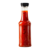 Spicy Hot Sauce bottle isolate on transparency background png