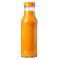 carrot smoothies bottle isolated on transparency background png