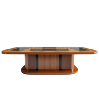 Conference Table front view full length isolate on transparency background png