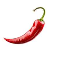floating Chilies Pepper isolate on transparency background png