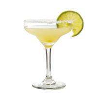 Margarita in a glass isolate on transparency background png