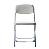 Folding Chair front view full length isolate on transparency background png