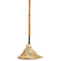 Mop front view full length isolate on transparency background png