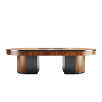 Conference Table front view full length isolate on transparency background png